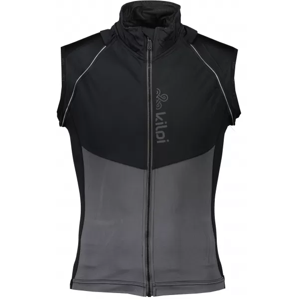  Muška softshell jakna KILPI ZAIN-M QM0110KI TAMNOSIVA 