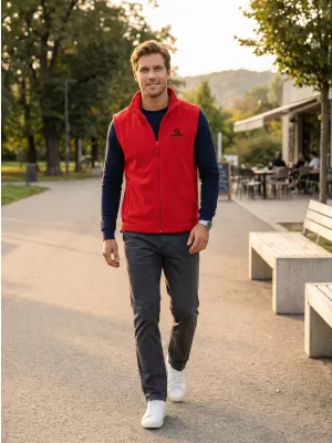 Muški prsluk od flisa ALTISPORT ALM006518 CRVENA