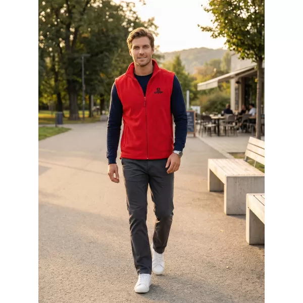  Muški prsluk od flisa ALTISPORT ALM006518 CRVENA 