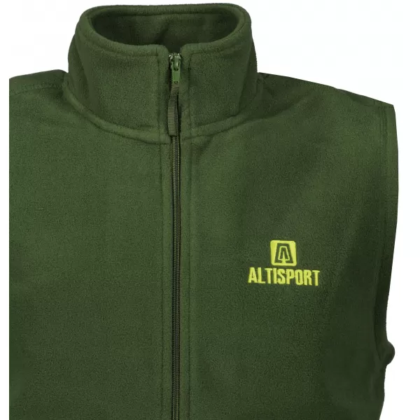  Muški prsluk od flisa ALTISPORT ALM006518 TAMNOZELENE BOJE 