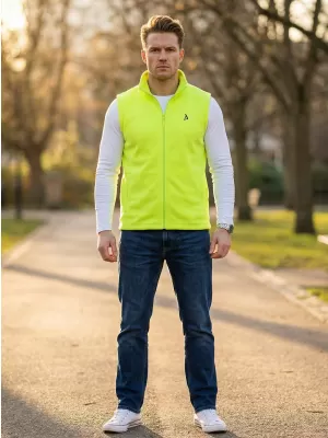 Muški prsluk od flisa ALTISPORT ALM002518 VAPNO