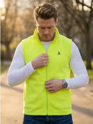 Muški prsluk od flisa ALTISPORT ALM002518 VAPNO