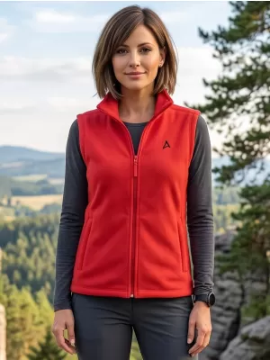 Ženski prsluk od flisa ALTISPORT ALW002518 CRVENA