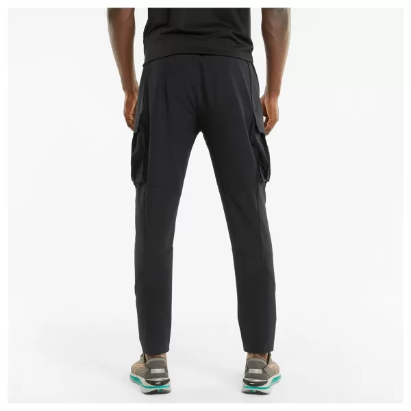  Muške trenirke PUMA RUN WOVEN CARGO PANT M 520864-01 PUMA CRNA 