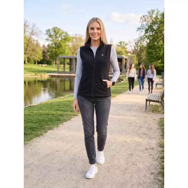  Ženski prsluk od flisa ALTISPORT ALW002518 CRNO I SREBRNO 