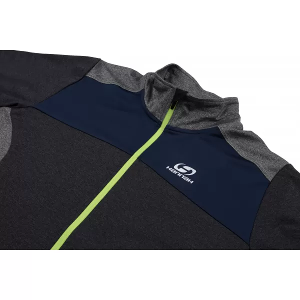  Muški sweatshirt HANNAH CHARDON TAMNO SIVA MEL/SVIJETLO SIVA MEL 