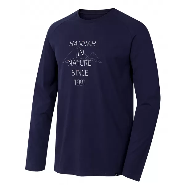  Muška majica kratkih rukava HANNAH GRUTE CRNI IRIS 