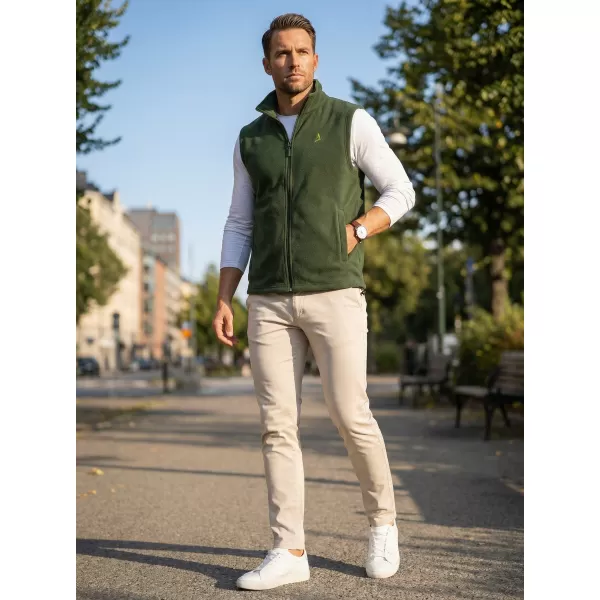  Muški prsluk od flisa ALTISPORT ALM002518 TAMNOZELENE BOJE 