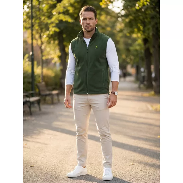  Muški prsluk od flisa ALTISPORT ALM002518 TAMNOZELENE BOJE 