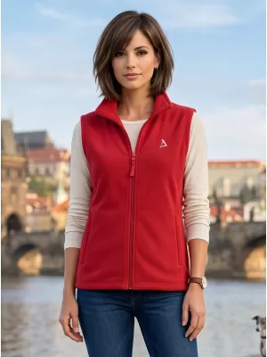 Ženski prsluk od flisa ALTISPORT ALW002518 TAMNOCRVENA