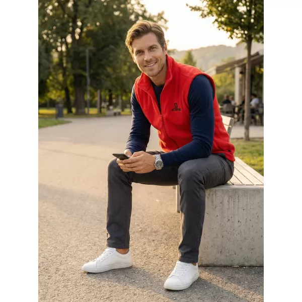  Muški prsluk od flisa ALTISPORT ALM006518 CRVENA 