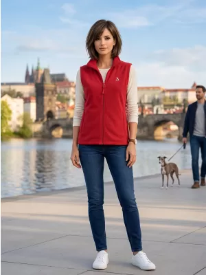Ženski prsluk od flisa ALTISPORT ALW002518 TAMNOCRVENA