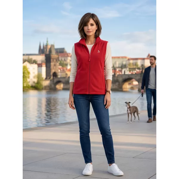  Ženski prsluk od flisa ALTISPORT ALW002518 TAMNOCRVENA 