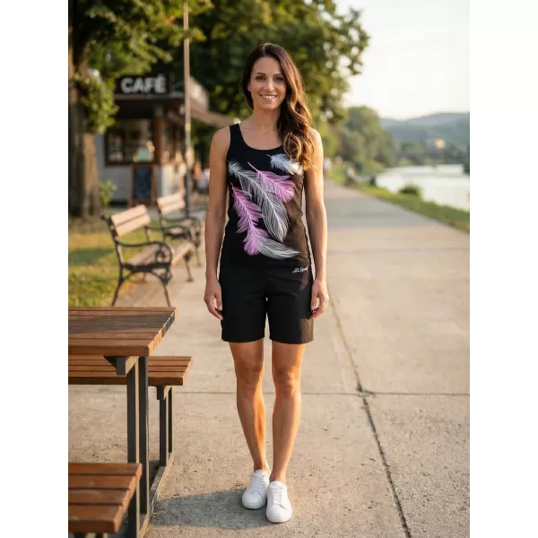  Ženska majica bez rukava ALTISPORT CARRYOVER ALW112136 CRNO RUŽIČASTA 