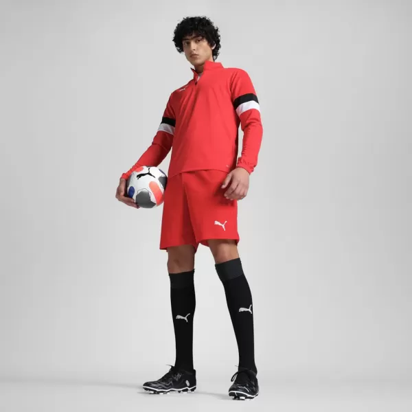  Kratke hlače PUMA TEAMRISE SHORT 704942-01 PUMA CRVENA/PUMA BIJELA 