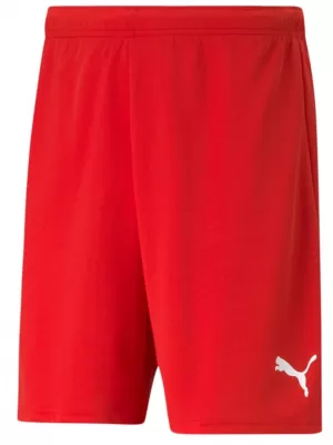 Kratke hlače PUMA TEAMRISE SHORT 704942-01 PUMA CRVENA/PUMA BIJELA