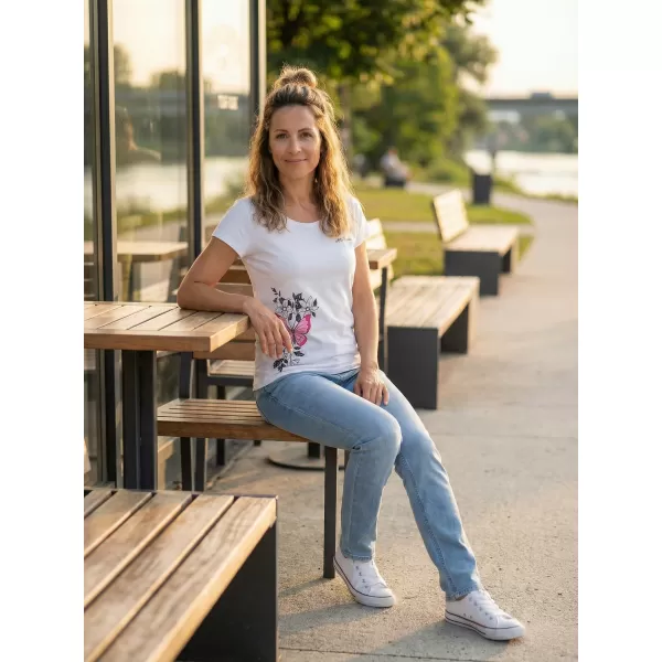  Dámské triko ALTISPORT CARRYOVER ALW137122 BÍLÁ 