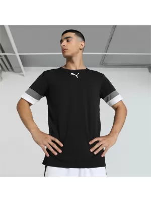 Muška funkcionalna košulja PUMA TEAMRISE JERSEY 704932-03 PUMA CRNI/DIMLJENI BISER/PUMA BIJELI