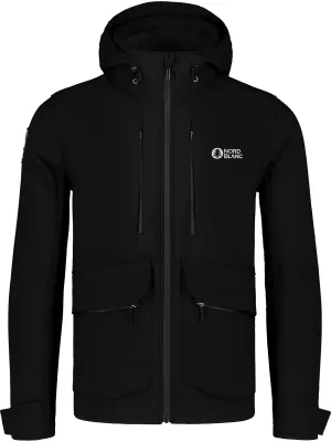 Muška softshell jakna NORDBLANC SITE NBWSM7575 CRNA