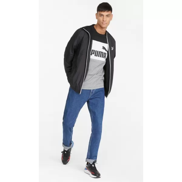  Muška jakna PUMA ESS SOLID WINDBREAKER 847484-01 BLACK PUMA CRNA 