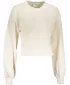 Ženski skraćeni top sweatshirt PUMA CLASSICS PUFF SLEEVE CREW 531616-73 SJAJ SLONOVAČE