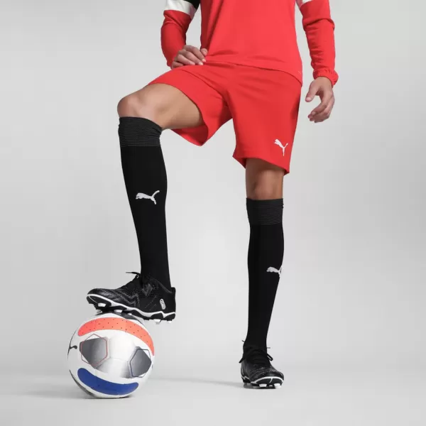  Kratke hlače PUMA TEAMRISE SHORT 704942-01 PUMA CRVENA/PUMA BIJELA 