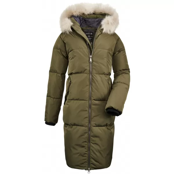  Ženski kaput KILLTEC VENTOSO WMN QUILTED CT A KAKI 