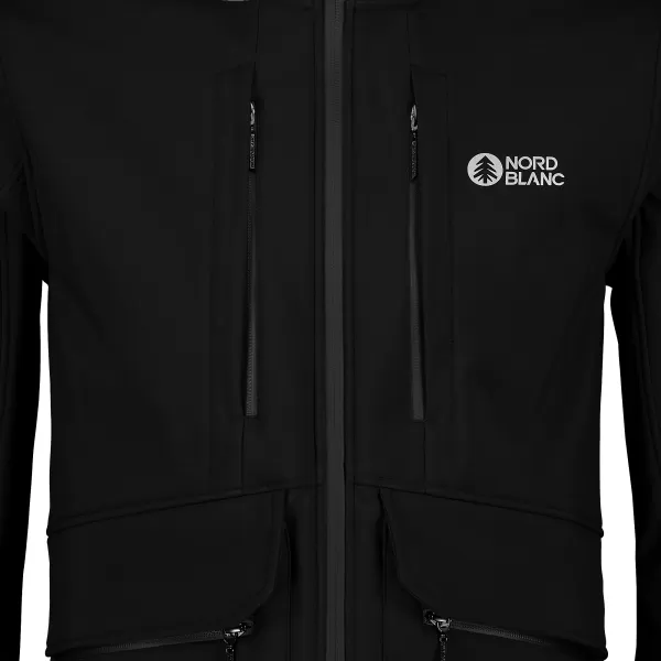  Muška softshell jakna NORDBLANC SITE NBWSM7575 CRNA 