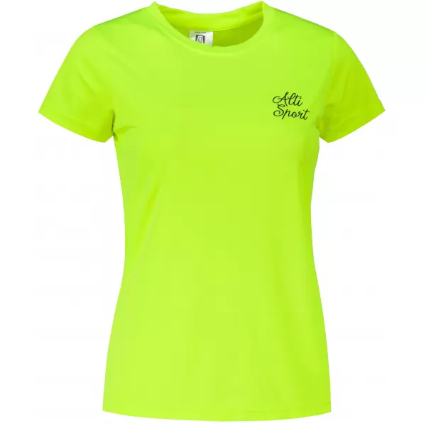  Ženska funkcionalna majica ALTISPORT ALW056140 NEON ŽUTA 