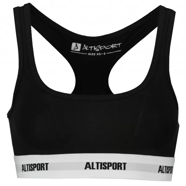  Ženski grudnjak ALTISPORT DAKA LUNX085 CRNO BIJELI 