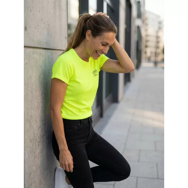  Ženska funkcionalna majica ALTISPORT ALW056140 NEON ŽUTA 