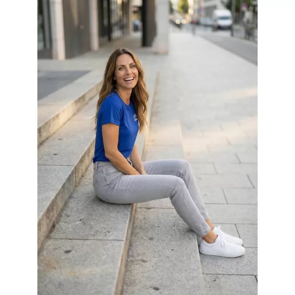  Ženska funkcionalna majica ALTISPORT ALW056140 KRALJEVSKI PLAVA 