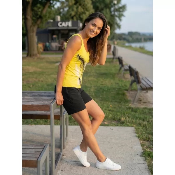  Ženska majica bez rukava ALTISPORT CARRYOVER ALW112136 LIMUN 