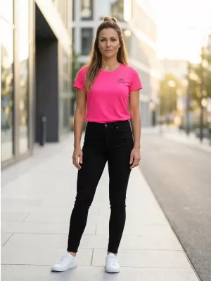 Ženska funkcionalna majica ALTISPORT ALW056140 NEON RUŽIČASTA