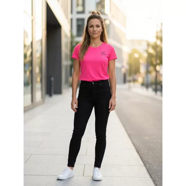  Ženska funkcionalna majica ALTISPORT ALW056140 NEON RUŽIČASTA 