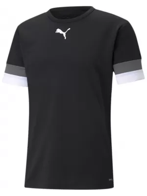Muška funkcionalna košulja PUMA TEAMRISE JERSEY 704932-03 PUMA CRNI/DIMLJENI BISER/PUMA BIJELI