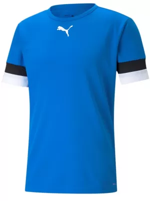 Funkcionalna muška majica PUMA TEAMRISE JERSEY 704932_02 ELEKTRIČNO PLAVA/CRNA/BIJELA