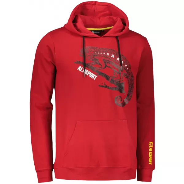  Muški sweatshirt ALTISPORT ALM017AL304 CRVENA 