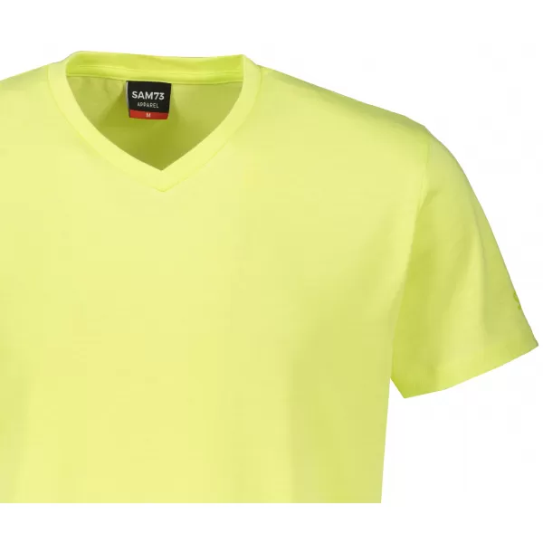  Muška majica kratkih rukava SAM 73 LEONARD MT 793 SVIJETLOŽUTA 