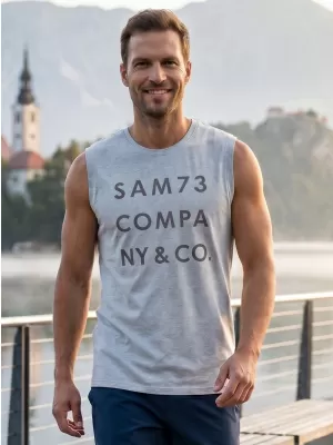 Muška majica bez rukava SAM 73 EDGAR MT 787 SVIJETLOSIVA