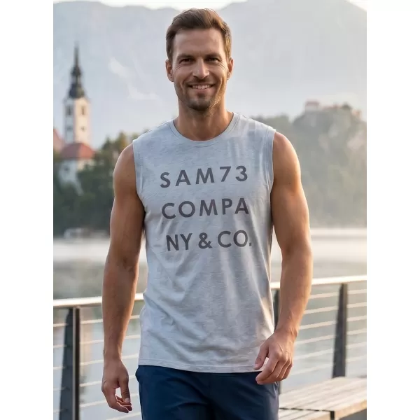  Muška majica bez rukava SAM 73 EDGAR MT 787 SVIJETLOSIVA 