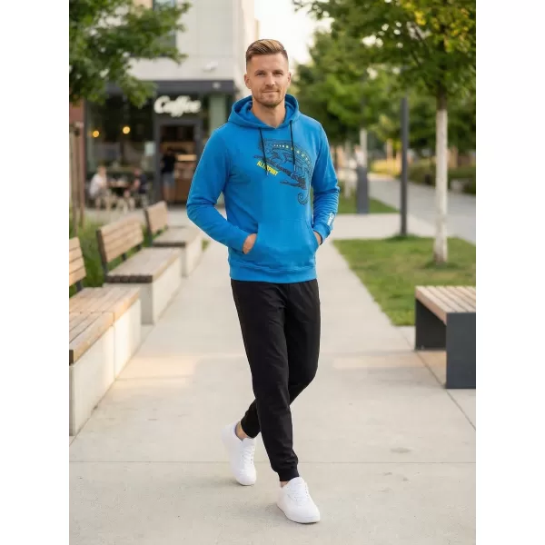  Muški sweatshirt ALTISPORT ALM017AL304 PLAVA 