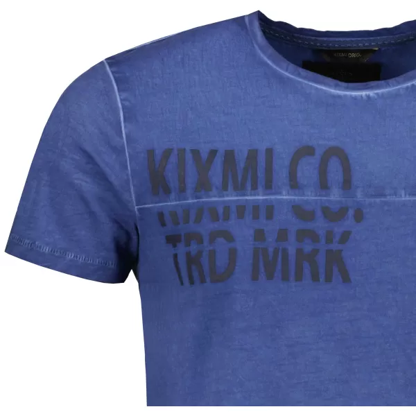  Muška majica kratkih rukava KIXMI NIREL TAMNO PLAVA 