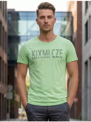 Muška majica kratkih rukava KIXMI NARSEY ZELENA