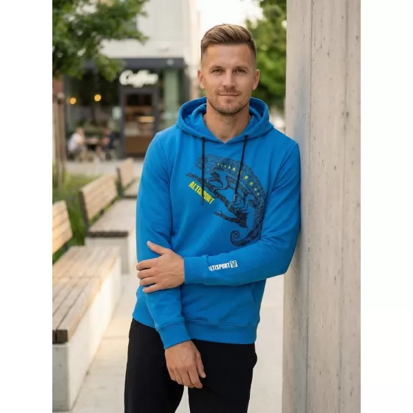  Muški sweatshirt ALTISPORT ALM017AL304 PLAVA 