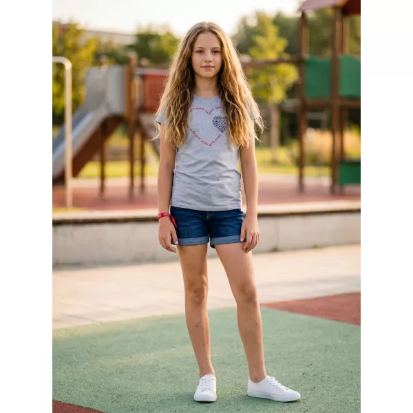  Djevojačka majica s kratkim rukavima SAM 73 ALAINA GT 564 SVIJETLOSIVA 