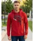 Muški sweatshirt ALTISPORT ALM017AL304 CRVENA