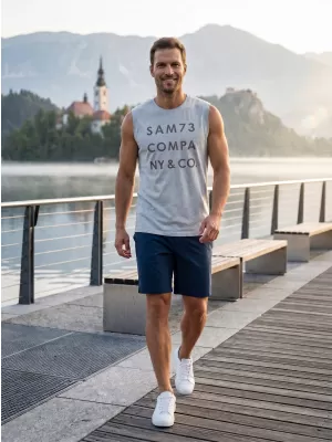 Muška majica bez rukava SAM 73 EDGAR MT 787 SVIJETLOSIVA