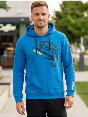 Muški sweatshirt ALTISPORT ALM017AL304 PLAVA