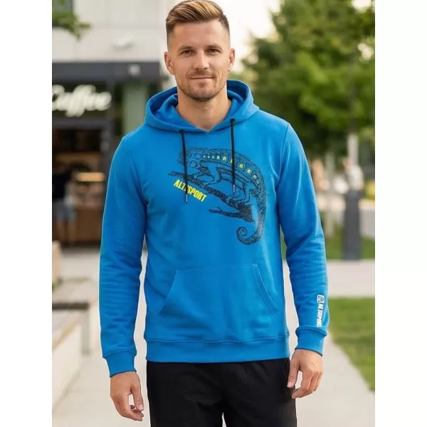  Muški sweatshirt ALTISPORT ALM017AL304 PLAVA 